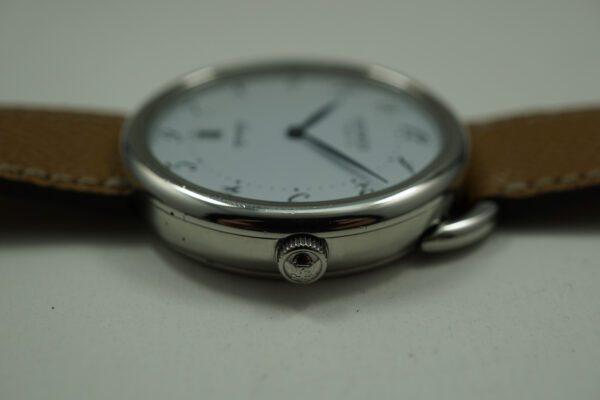 Hermes Arceau AR4.810 Date White Dial Automatic Men's Watch_832428