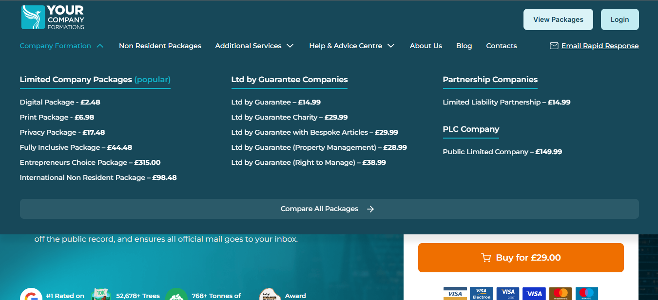 Registered Office Address for Limited Companies